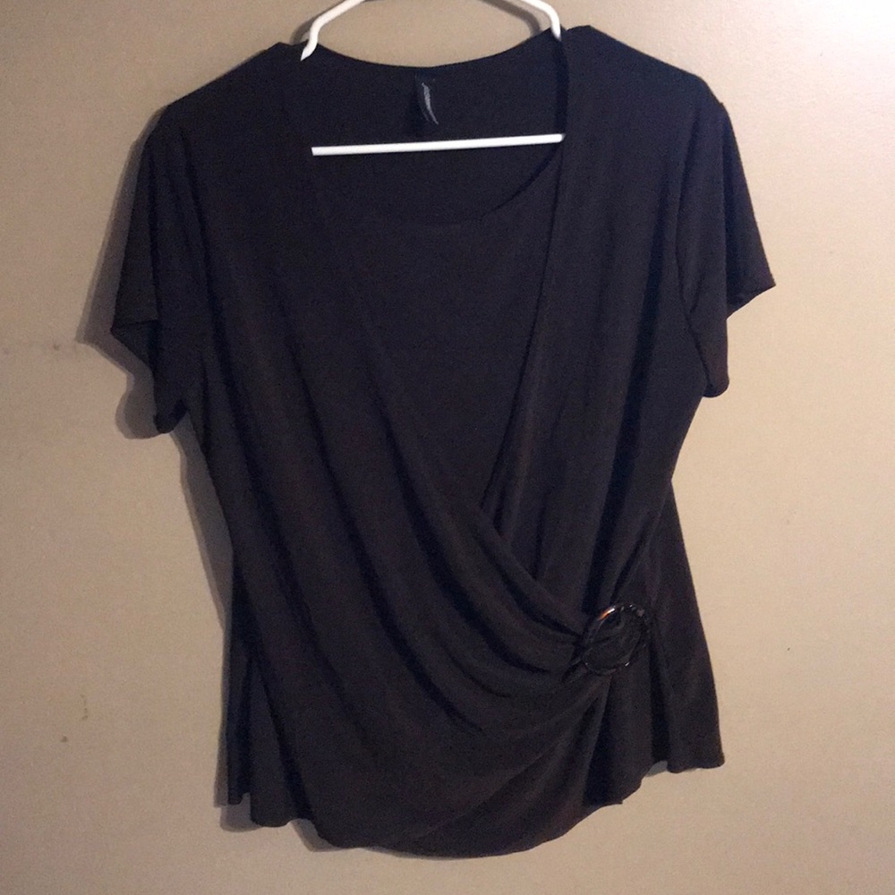 Brown dress shirt